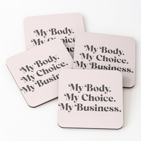 Item preview, My Body My Choice My Business - Bold Feminist Typography designed and sold by Picmagico.