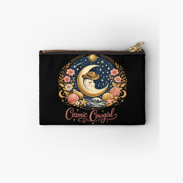 Item preview, Cosmic Cowgirl Celestial Moon Hat Stars – Mystical Western Astrology Art | Cosmic Cowgirl Gift designed and sold by irfanshikh.