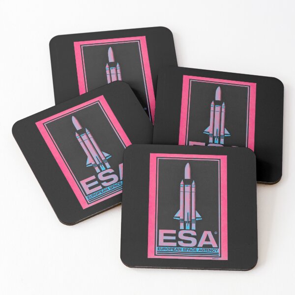 Item preview, European Space Agency Inspired Retro Space Exploration Emblem Design designed and sold by TEEJAMBOREE.
