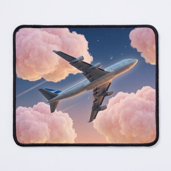 Item preview, Airplane among Pink Clouds Sky designed and sold by Gradient Concept.