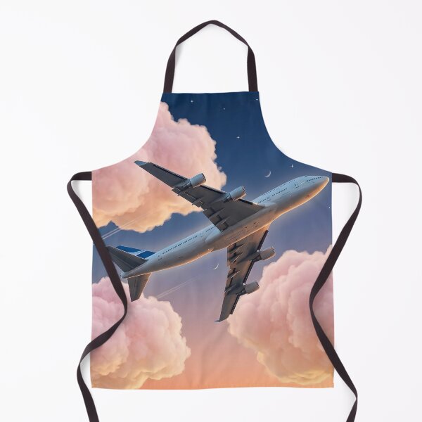 Artikelvorschau, Flugzeug zwischen rosa Wolken Himmel entworfen und verkauft von Gradient Concept.
