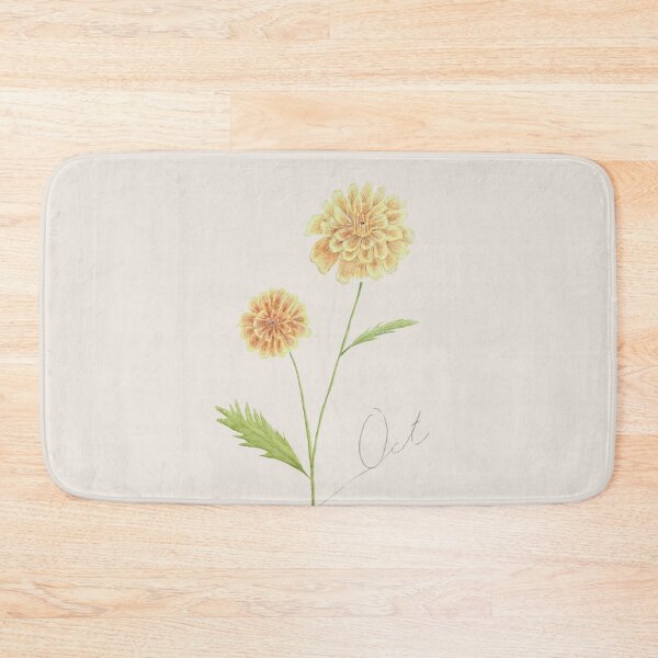 Item preview, Autumn - October Watercolor Flower - Marigold: Devotion designed and sold by MiniRadiance.