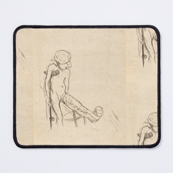 Item preview, Wounded Eros by Henri de Toulouse-Lautrec | Minimalist Figurative Sketch Wall Art designed and sold by artofuniverse.