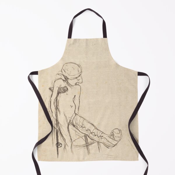 Item preview, Wounded Eros by Henri de Toulouse-Lautrec | Minimalist Figurative Sketch Wall Art designed and sold by artofuniverse.