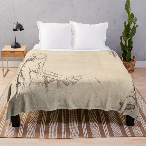 Item preview, Wounded Eros by Henri de Toulouse-Lautrec | Minimalist Figurative Sketch Wall Art designed and sold by artofuniverse.