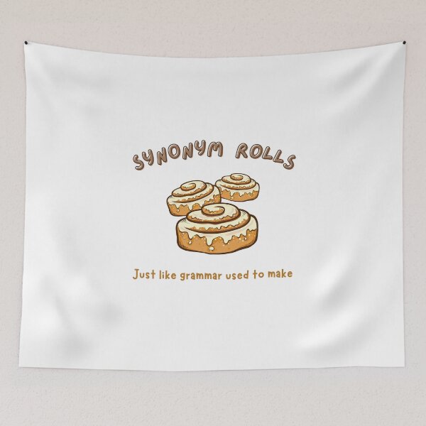 Item preview, Funny Synonym Rolls Sweet Cinnamon Cake Grandma Baking Grammar Education Fun designed and sold by BuyShirtsOnline.