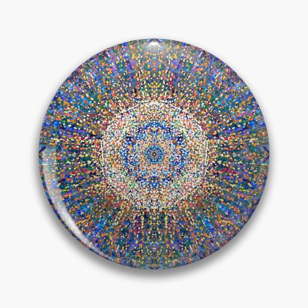 Artikelvorschau, Pulsierendes Mandala kosmischer Energie – Neon-Abstraktion entworfen und verkauft von Paolo-Bandal.