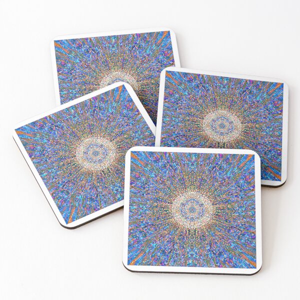 Item preview, Pulsating Mandala of Cosmic Energy – Neon Abstract designed and sold by Paolo-Bandal.