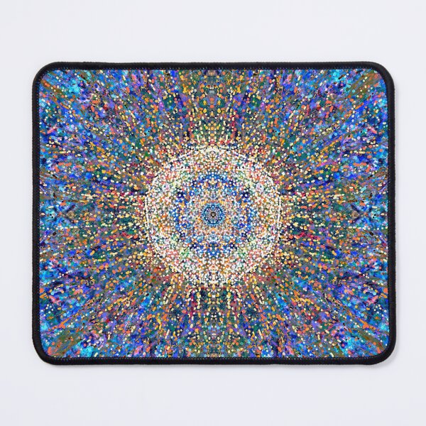 Item preview, Pulsating Mandala of Cosmic Energy – Neon Abstract designed and sold by Paolo-Bandal.