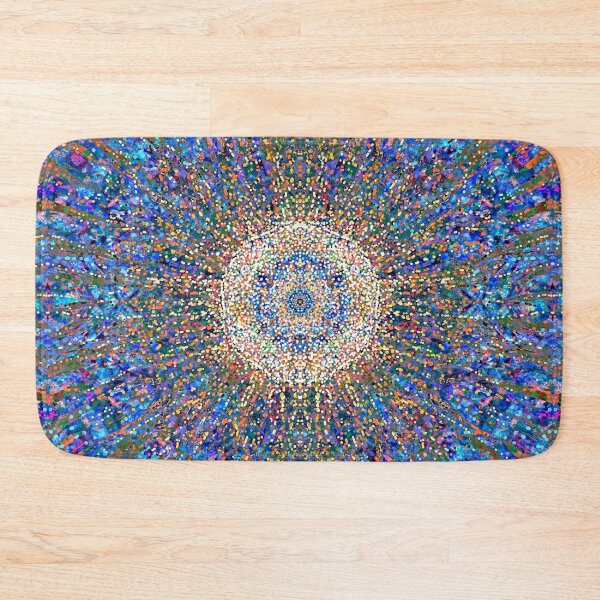 Item preview, Pulsating Mandala of Cosmic Energy – Neon Abstract designed and sold by Paolo-Bandal.