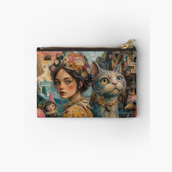 Item preview, FANTASTICAL NOISE — Surreal Creature Collage Poster designed and sold by Jandedan.