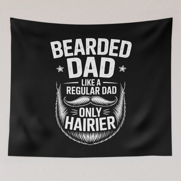 Item preview, Bearded Dad Like a Regular Dad Only Hairier Father's Day Gift for Bearded Dad designed and sold by Say It With Ink.