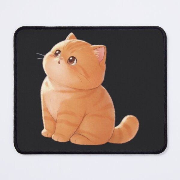 Item preview, Dreamy Ginger Cat Looking Up Kawaii designed and sold by Moody Vibes Studio.