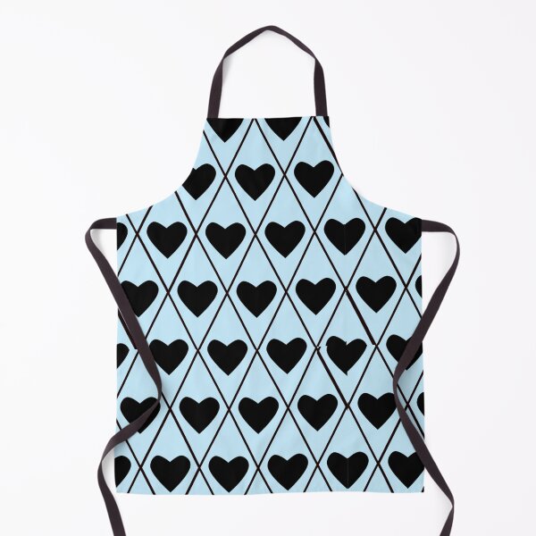Item preview, Black Heart Argyle Pattern: Moonwater Blue designed and sold by Soul Garden Studio.