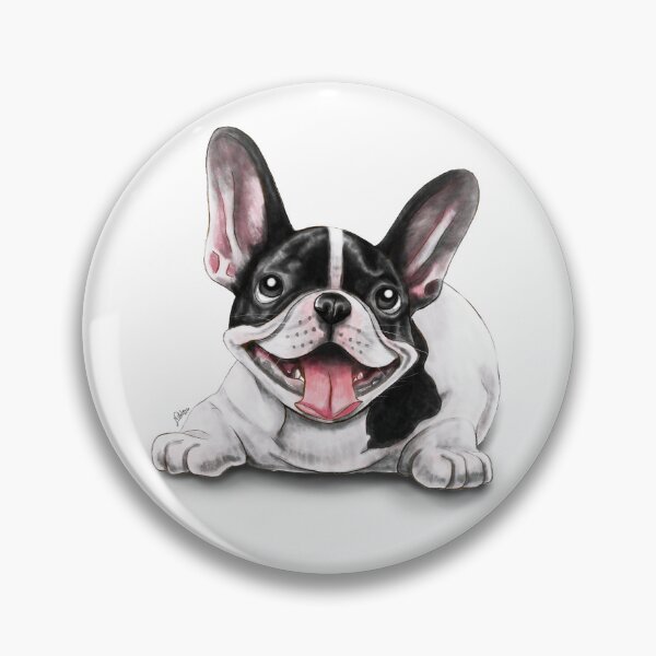 Item preview, French bulldog digital illustration designed and sold by Konopikyu.