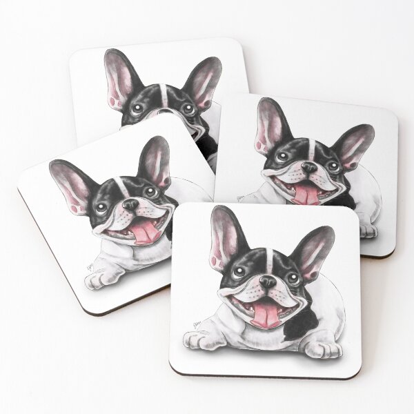 Item preview, French bulldog digital illustration designed and sold by Konopikyu.