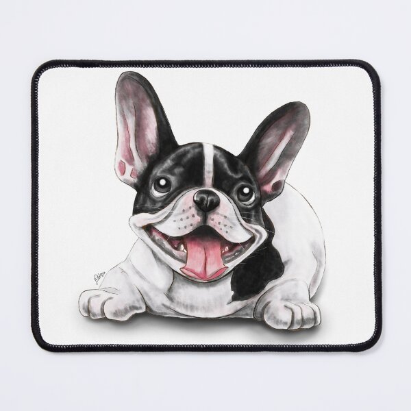 Item preview, French bulldog digital illustration designed and sold by Konopikyu.