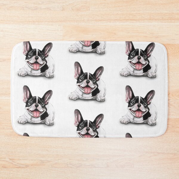 Item preview, French bulldog digital illustration designed and sold by Konopikyu.