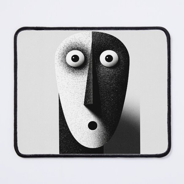 Item preview, scared man designed and sold by Mike Kiev art.