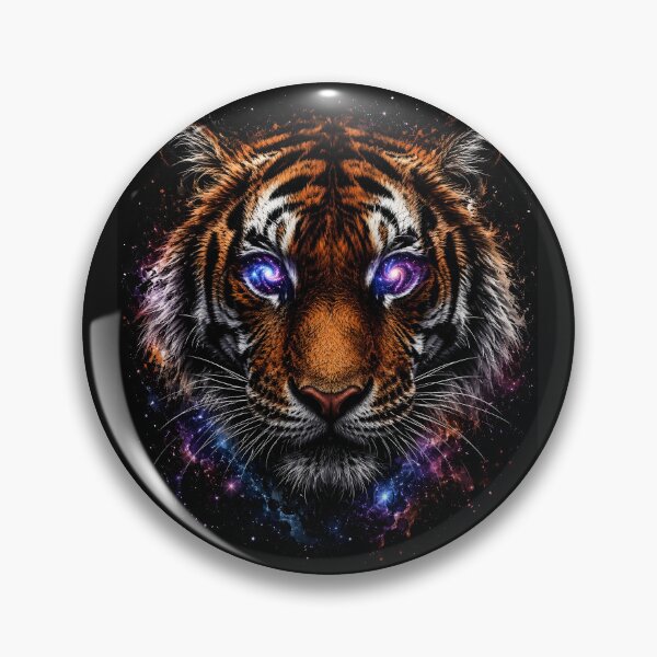 Item preview, Cosmic Galaxy Tiger T-Shirt Design designed and sold by DCdigitalgrowth.