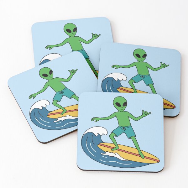 Item preview, Surfing Alien designed and sold by Gkinoki.