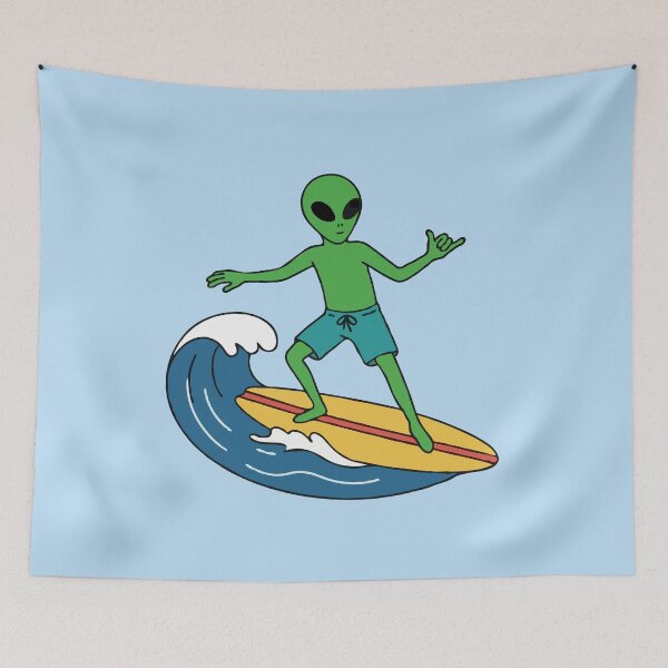 Item preview, Surfing Alien designed and sold by Gkinoki.