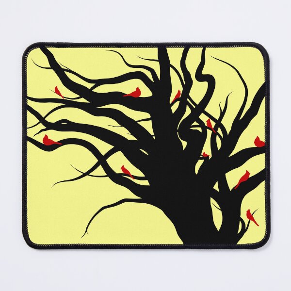 Item preview, Cardinal Tree on Yellow designed and sold by IYDA-Art.