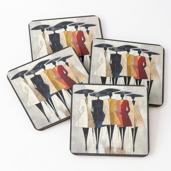 Item preview, Minimalist Fashion Group Illustration Artwork  designed and sold by NivyasArtistry.