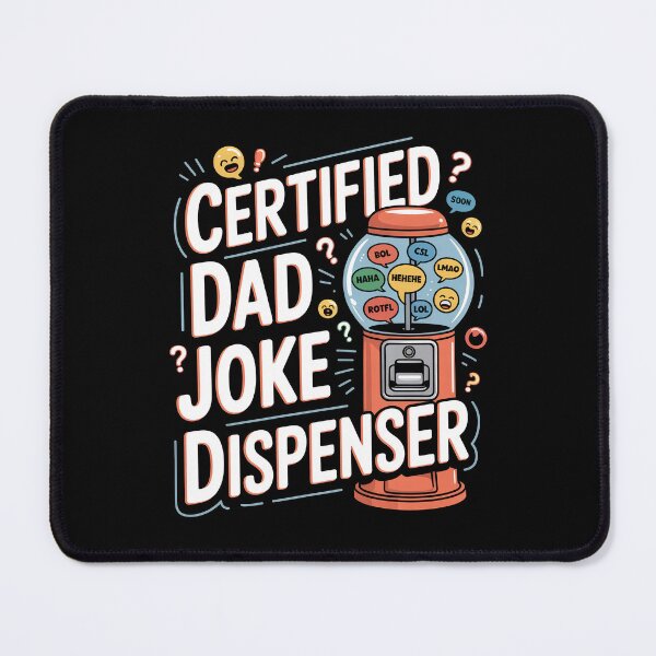 Item preview, Certified Dad Joke Dispenser Father's Day Gift for Funny Dad designed and sold by Say It With Ink.