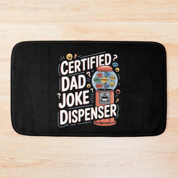 Item preview, Certified Dad Joke Dispenser Father's Day Gift for Funny Dad designed and sold by Say It With Ink.