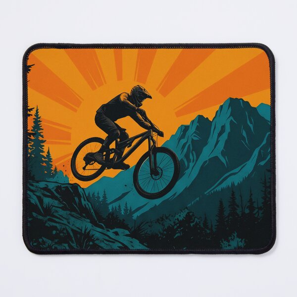 Item preview, Sunset, mountains and downhill designed and sold by Terra Track Art.