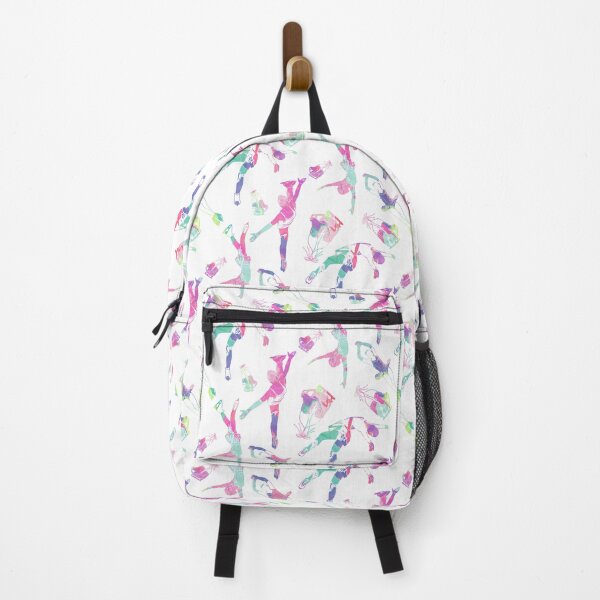 Item preview, Female Figure Skaters Retro Pop Pattern on White  designed and sold by PD-Skating.