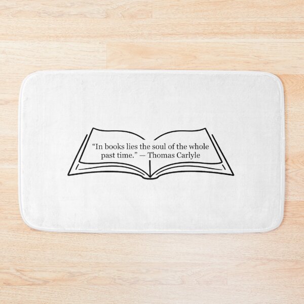 Item preview, In Books Lies the Soul of the Whole Past Time — Thomas Carlyle Quote designed and sold by The Prose Atelier.