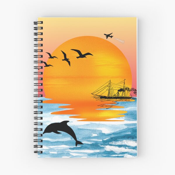Item preview, Ocean Sunset Escape – Retro Travel Aesthetic Art designed and sold by Kriss0602.