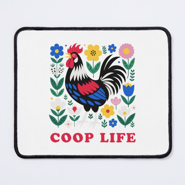 Item preview, Coop Life Folk Art Rooster Chicken Keeper designed and sold by AntiqueImages.