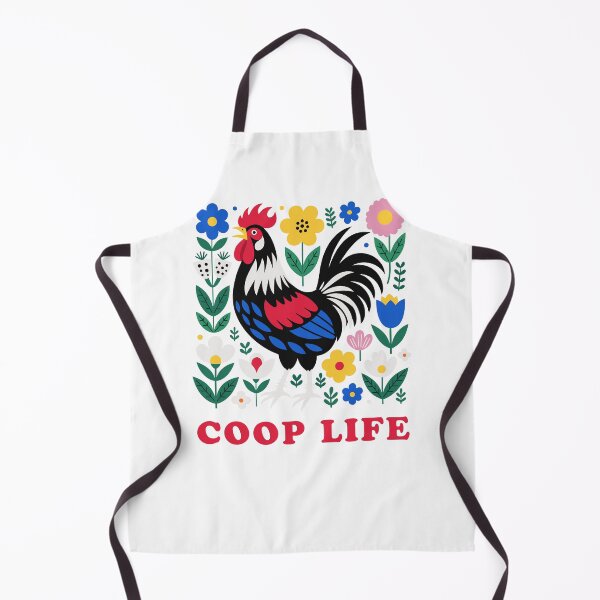 Item preview, Coop Life Folk Art Rooster Chicken Keeper designed and sold by AntiqueImages.