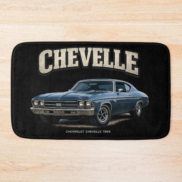 Item preview, 1969 Chevelle SS 396 Dusk Blue Classic Muscle Car Art designed and sold by TheArtOfCar.
