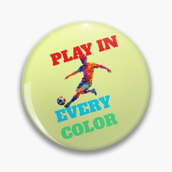 Item preview, Play in Every Color Football Player Rainbow designed and sold by Mauswohn.