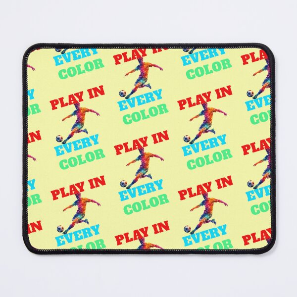 Item preview, Play in Every Color Football Player Rainbow designed and sold by Mauswohn.