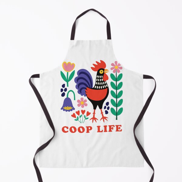 Item preview, Coop Life Folk Art Rooster Scandi Design designed and sold by AntiqueImages.