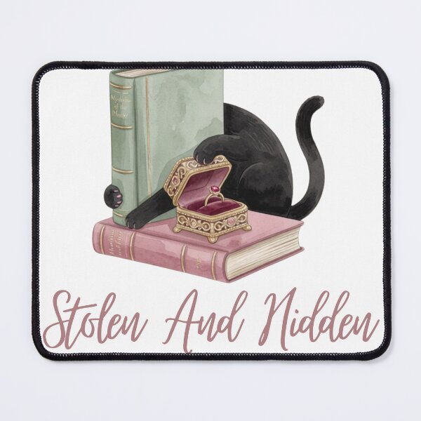 Item preview, Stolen And Hidden — Ruby Ring Cat Mystery Tee designed and sold by kosimazaki.