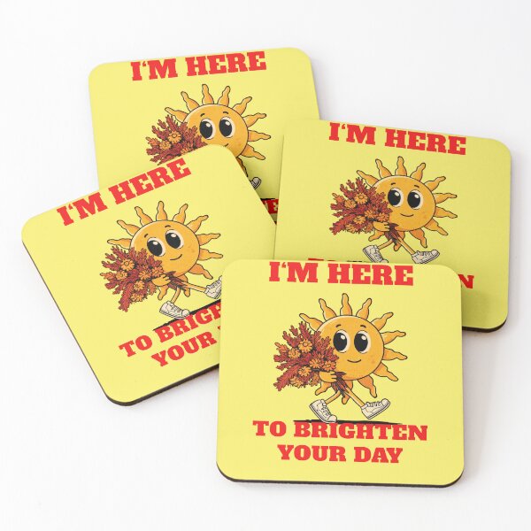 Item preview, Brighten Your Day Sun Flowers Motivational Quote designed and sold by Mauswohn.