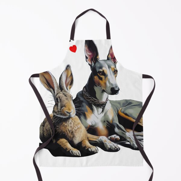 Item preview, Galgo & Rabbit heart duo with slogan - No a la Caza! designed and sold by GALOGO – Art for Sighthounds & Animal Welfare.