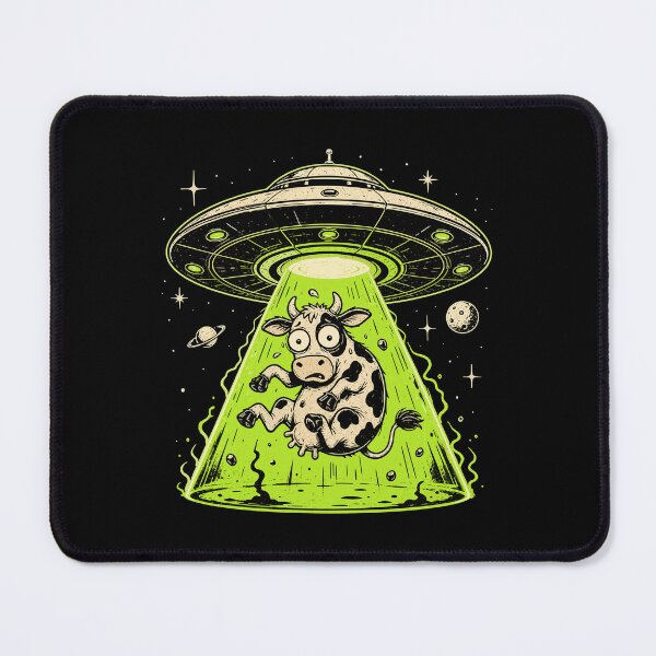 Item preview, Alien Cow Abduction Weirdcore Surreal designed and sold by HandicraftArt.