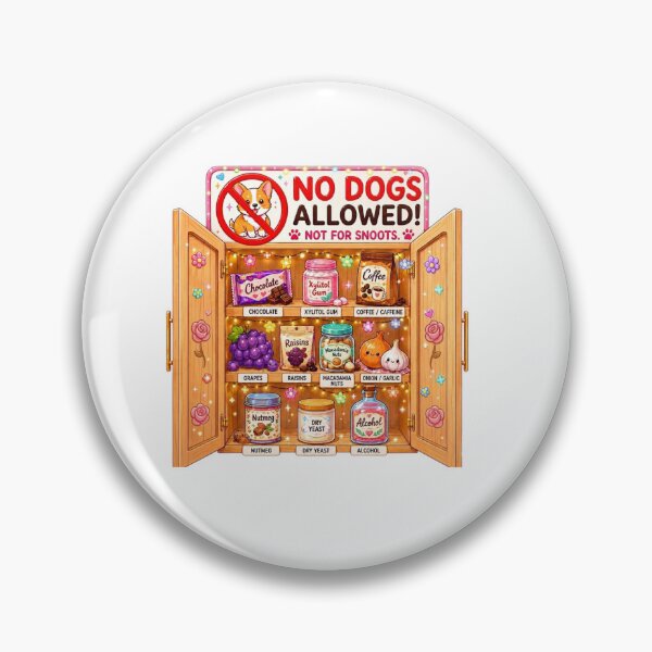 Item preview, Dog Lover Gift - Toxic Foods List designed and sold by Dead-Dove-Ltd.