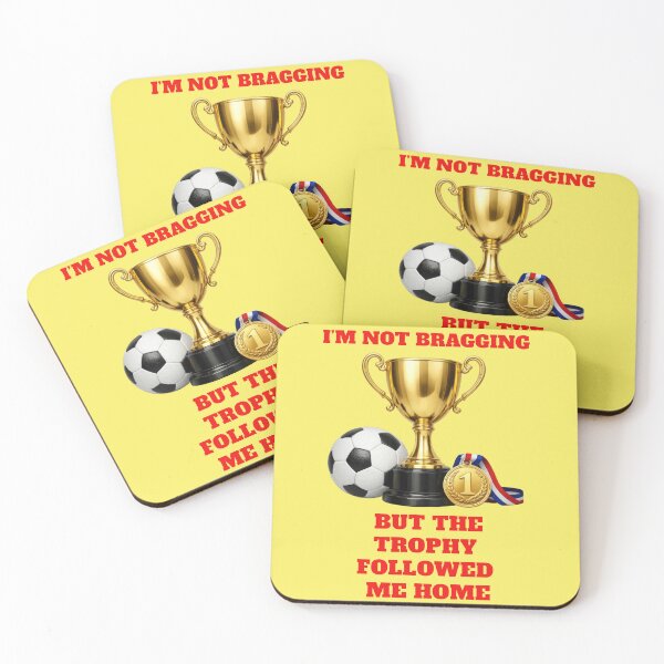 Item preview, Football Cup victory, humorous saying, gold medal designed and sold by Mauswohn.