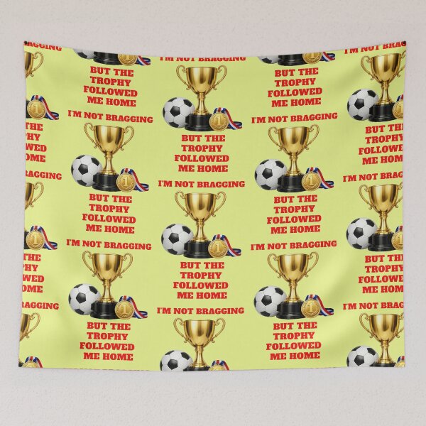 Item preview, Football Cup victory, humorous saying, gold medal designed and sold by Mauswohn.