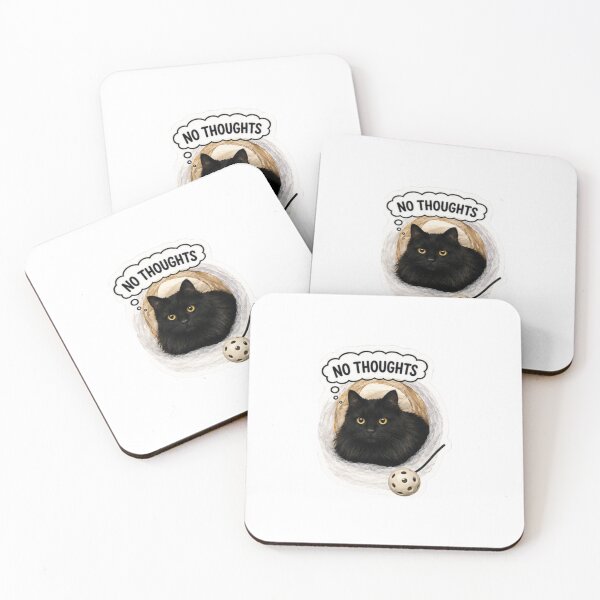 Item preview, No Thoughts Void Cat Sticker designed and sold by lumar23.