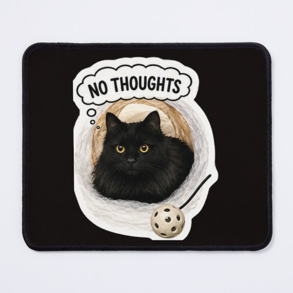 Item preview, No Thoughts Void Cat Sticker designed and sold by lumar23.