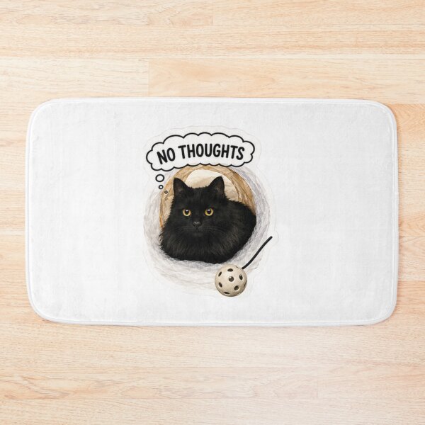 Item preview, No Thoughts Void Cat Sticker designed and sold by lumar23.